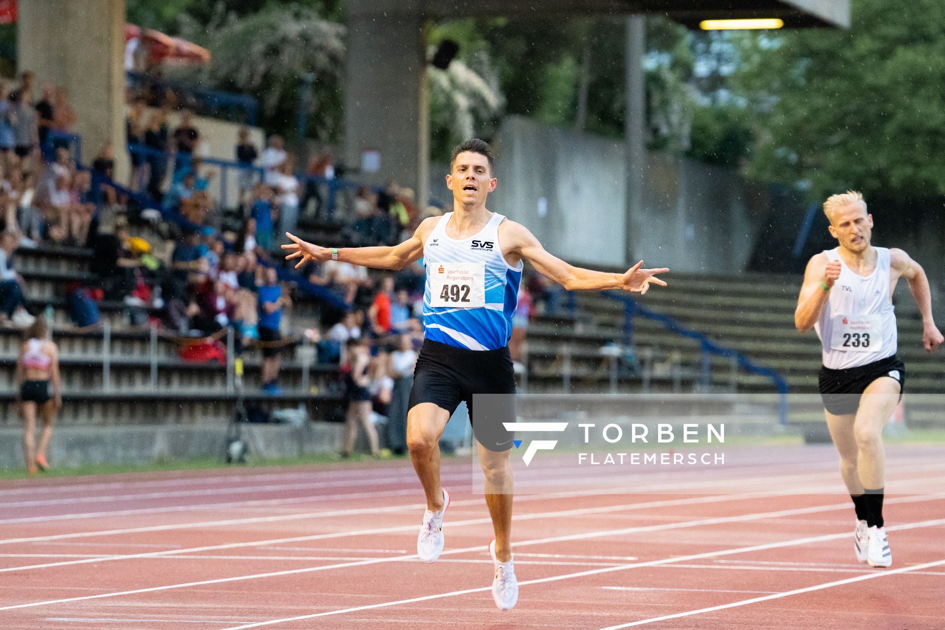 Raphael Pallitsch (SVS Leichtathletik) am 03.06.2022 waehrend der Sparkassen Gala in Regensburg